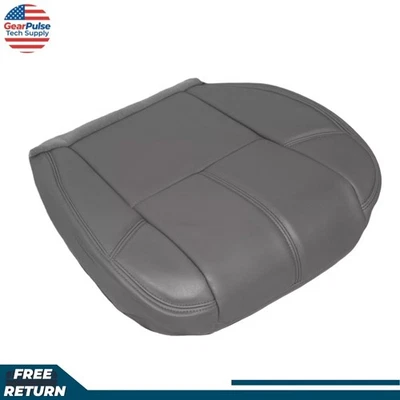 2012, 2013 Chevy Silverado 2500HD Work Truck Driver Bottom Vinyl Seat Cover Gray - Image 1 of 4