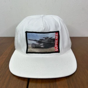 Supreme Tank Patch Snapback White SS20H115 Authentic Skateboarding Streetwear - Picture 1 of 10