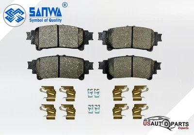 PASTILLA FRENO TRASERA CERÁMICA CON KIT HERRAJES PARA LEXUS GS450H IS300 RX350 2010-2020 Foto 1 de 4