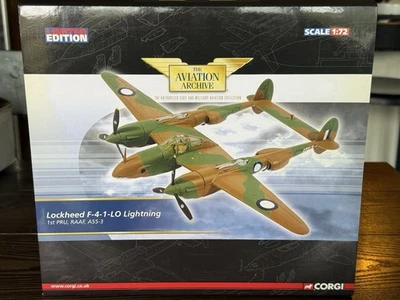 Corgi Aviation Lockheed F-4-1-LO Lightning 1st Pru RAAF A55-3 AA36606 1:72 - Image 1 of 4