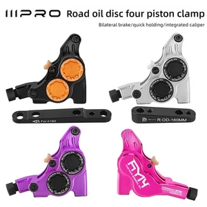 IIIPRO road bicycle flat mounted oil disc brake CNC oil disc four piston clamp - Picture 1 of 9
