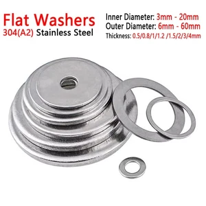 M3 M4 M5 M6 M8 M10 - M20 A2 Stainless Steel Penny Repair Washers Mudguard Washer - Picture 1 of 6