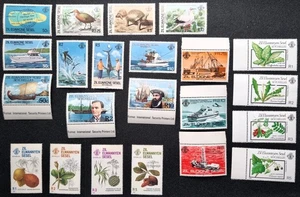Seychellen Zil Elwannyen Sesel 1982 - 1989 UM/MNH fine lot of five complete set - Bild 1 von 1