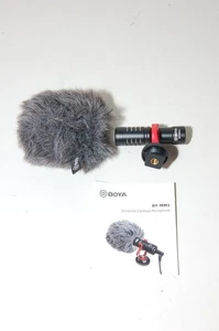 MINT: Boya By-MM1 Universal Cardioid Microphone - Super-Cardioid Shotgun - Picture 1 of 2