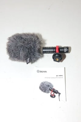 MINT: Boya By-MM1 Universal Cardioid Microphone - Super-Cardioid Shotgun - Image 1 of 2