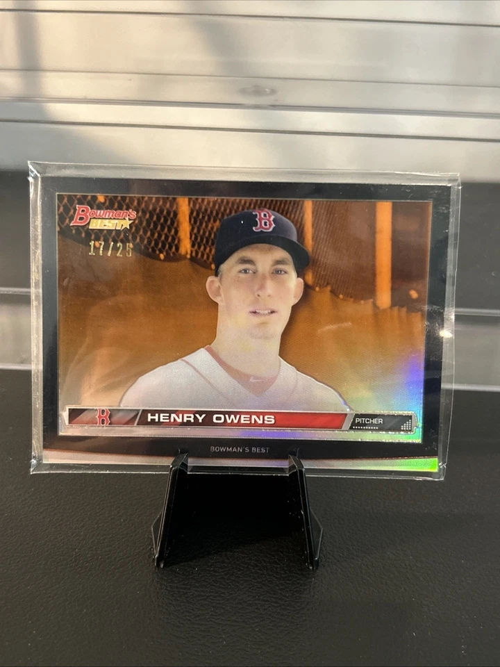 Bowman's Best 2015 - Hi-Def Heritage Henry Owens #HDH-HO (RC)/25 naranja Foto 1 de 2
