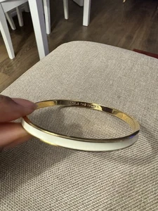 Kate Spade Cream Bangle Tickle The Ivories Excellent Condition - Picture 1 of 3