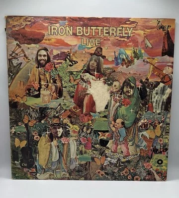 IRON BUTTERFLY LIVE 1970 VG SD33-318 ATCO Records - Image 1 of 4