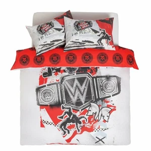 JUEGO DE EDREDÓN WWE Juego de Ropa de Cama WWE CHAMPION JUEGO DE EDREDÓN DOBLE - Imagen 1 de 1
