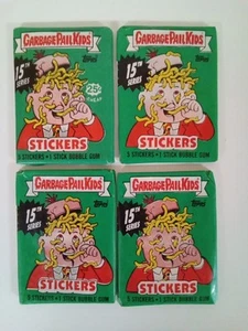 Garbage Pail Kids 1988 serie 15 lote de (4) paquetes -# - Imagen 1 de 2