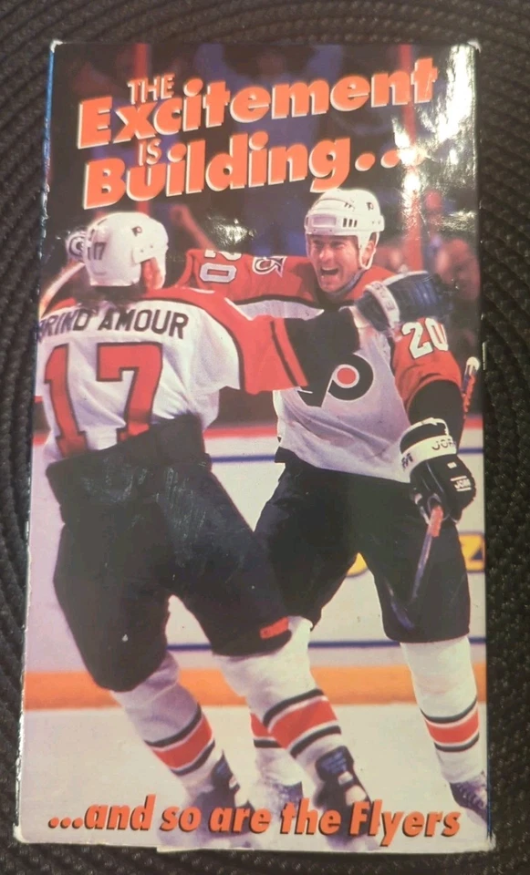 PHILADELPHIA FLYERS "The Excitement Is Building".1991-92 Promo VHS Tape w/Letter - Image 1 of 4
