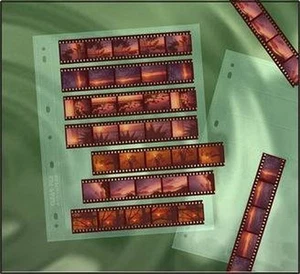 Página negativa Clear File 12B (paquete de 25) 7 tiras de 5 negativos - Imagen 1 de 1