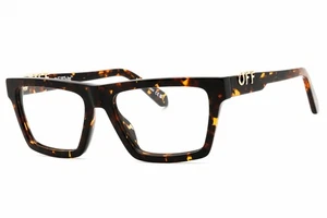 OFF WHITE STYLE 7B OERJ07BC99PLA0016000 Eyeglasses Havana Frame 55mm - Picture 1 of 4