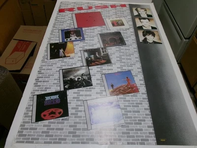 Плакат винтажный оригинальный Rush 1987 обложки альбомов---36"x24"---PolyGram Records - Изображение 1 из 4