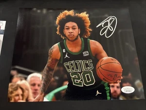 JD Davison Boston Celtics Autographed Hand Signed 8x10 photo COA JSA - Picture 1 of 5