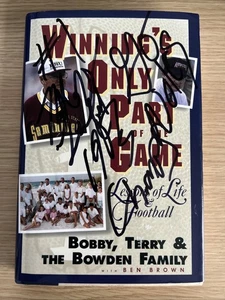 Bobby Bowden Auto Florida State Book Winning’s Only Part Of The game Signed - Picture 1 of 2