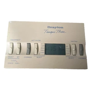 Drayton Tempus Three Programmatore 24 ore 2 canali - Foto 1 di 2