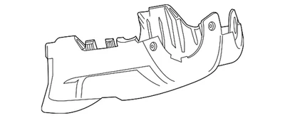 Genuine GM Jet Black Instrument Panel Steering Column Lower Trim Cover 42385292 Foto 1 de 2