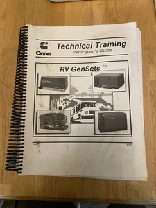 2000 cummins onan technical training participants guide Generator - Picture 1 of 5