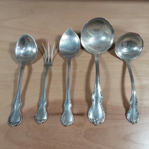 5 Toallas Provinciales Francesas Plata de Ley 925 Piezas para Servir ~ 166 gramos - Imagen 1 de 18