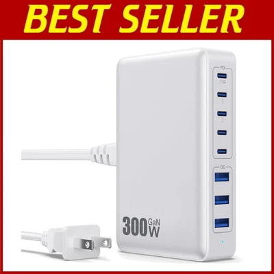 Ultimate 8-in-1 USB C Charging Station with GaN IV Technology for Quick Charging - Image 1 of 4