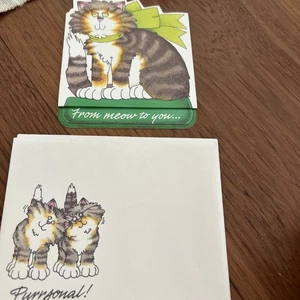 Cat Notecards From Meow To You With Envelopes Set Of 3 - Picture 1 of 5
