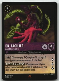 Dr. Facilier - Agent Provocateur Rare The First Chapter 37/204 NM