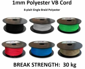 Australian Made 1mm Polyester VB Cord *PER METRE* Venetian Blind Rope String - Picture 1 of 7