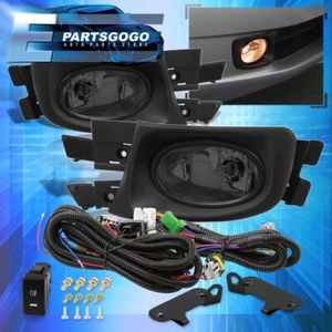 For 03-05 Honda Accord Sedan Smoke Driving Fog Lights Lamps + Wiring Harness Kit - Picture 1 of 6
