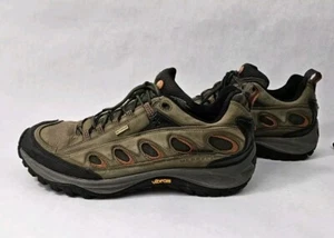 Merrell Radius Hiker Boots Mens Waterproof Low Top Vibram Brown Shoes Size 11.5 - Picture 1 of 21