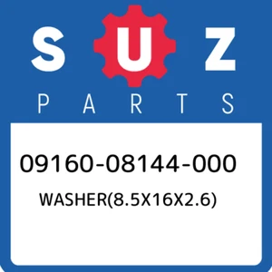 09160-08144-000 Suzuki Washer(8.5x16x2.6) 0916008144000, New Genuine OEM Part - Picture 1 of 1