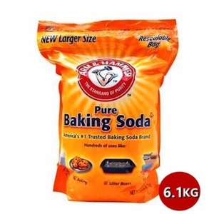Arm & Hammer Baking Soda Food Grade Bulk Large Resealable Bag Bicarb Soda, 6.1kg - Picture 1 of 1