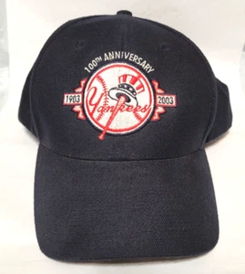 VINTAGE 1903-2003 NY NEW YORK YANKEES 100TH ANNIVERSARY HAT TWINS ENTERPRISE - Picture 1 of 8
