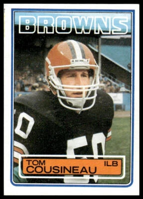 1983 Topps #246 Tom Cousineau RC Cleveland Browns - Image 1 of 2