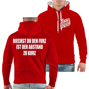 Kapuzenpullover Riechst du den Furz ist der Abstand zu kurz Hoody Distanz Halten - Bild 1 von 19