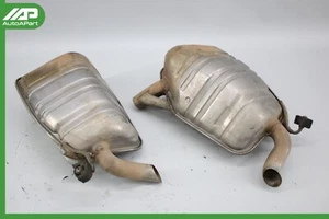 ✅ 03-06 Mercedes W211 E500 E350 Exhaust Muffler Quad Tips Left & Right Set OEM - Picture 1 of 19