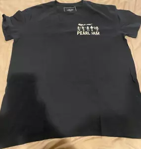 Pearl Jam - Ten Club Black T-Shirt -2021 Size XL - Rare... Hard To Find- MINT - Picture 1 of 3
