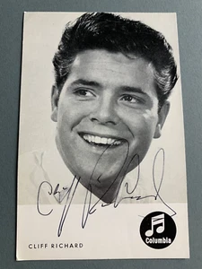 CLIFF RICHARD original signiert signed Autogrammkarte 9x14 Autogramm - Picture 1 of 2