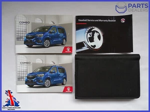 GENUINE VAUXHALL COMBO 2018-2021 OWNERS MANUAL HANDBOOK SERVICE PACK USED - Picture 1 of 8
