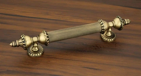 Brass Antique Finish Stylish Handle For Door 1 Pc Cover