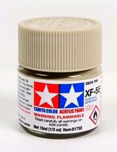 TAMIYA COLORE ACRILICO DECK TAN XF 55