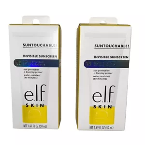 2 PACK: e.l.f. SKIN Suntouchable Invisible SPF 35 Sunscreen NEW - Picture 1 of 5
