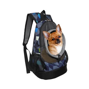Dog Cat Carrier Mesh Outdoor Backpack Pet Travel Bag Puppy Knapsack Small Size - Picture 1 of 37