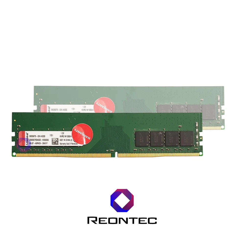 4GB RAM PC Kingston PC4 - 17000 DDR4 2133 KVR21N15S8/4 1Rx8 - Immagine 1 di 1