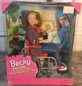 Friend Of Barbie Becky, I'm the School Photographer Doll Mattel 1998 New Sealed - Picture 1 of 10