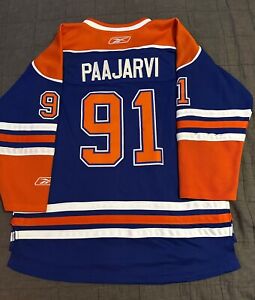 MAGNUS PAAJARVI #91 NHL Edmonton Oilers Jersey Youth XL Reebok Authentic