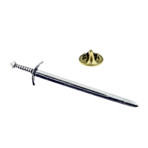 Broadsword Pewter Lapel Pin Badge XTSPBH02 - Picture 1 of 1