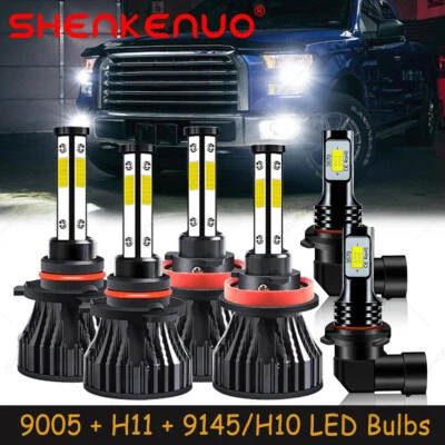 Faro antiniebla LED G60 4 lados para Dodge Ram 1500 2500 3500 4500 5500 2009-18 Foto 1 de 4