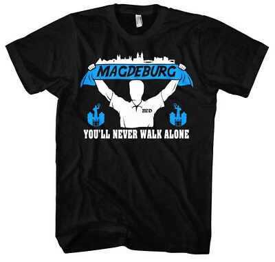 Magdeburg Support T-Shirt | Stadt City Skyline Fussball Sport Magdeburg Shirt - Bild 1 von 4