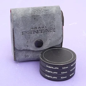 3 x 52mm MARUMI PLANETARY EFFECT CENTER SPOT FILTERS + 1 END CAP & POUCH #AC752 - Picture 1 of 3
